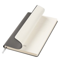 Ежедневник Стар (Star) недатированный, серый (с упаковкой, со стикерами)