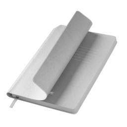 Ежедневник Молто (Molto) недатированный, серебряный