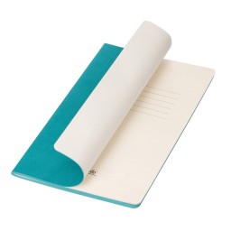 Блокнот Корса слим (Corsa slim), бирюзовый