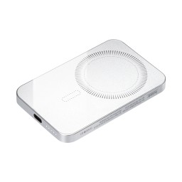 Внешний аккумулятор Артекс PD (Artex PD) 5000mAh с функцией беспроводной зарядки 15W, серебряный