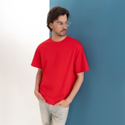 Футболка унисекс Раст Нео (Rust Neo), 240 гр., красный