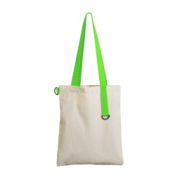 Шоппер Superbag, неокрашенный с салатовым