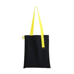 Шоппер Superbag black, чёрный с жёлтым