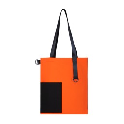 Шоппер Superbag Color, оранжевый с чёрным