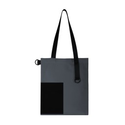 Шоппер Superbag Color, темно-серый с чёрным