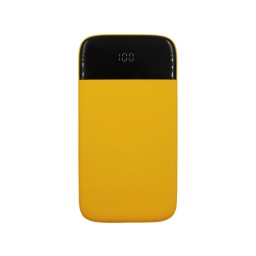 Внешний аккумулятор Bplanner Power 3 ST, софт-тач, 10000 mAh, желтый
