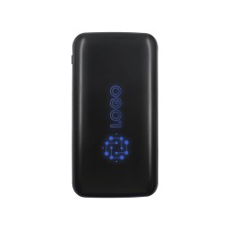 Внешний аккумулятор с подсветкой Bplanner Power 4 ST, 8000 mAh, черный с синим