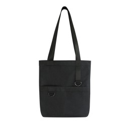 Шоппер Superbag ZIP, с двумя карманами и молнией, черный